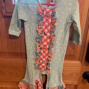 12m RicRac and Ruffles Romper